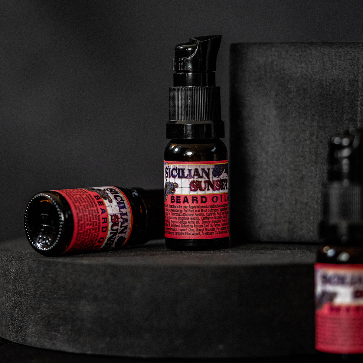 RareCraft Olejek do brody Sicilian Sunset 10 ml - prezentacja produktu